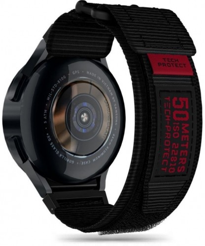 Tech-Protect watch strap Scout Pro Samsung Galaxy Watch4/5/5 Pro/6, black image 1