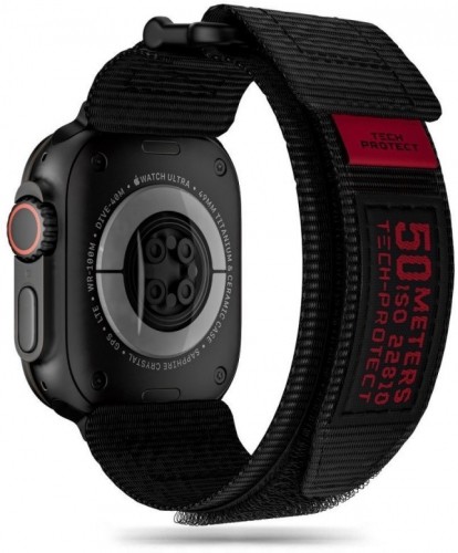 Tech-Protect watch strap Scout Pro Apple Watch 42/44/45/49mm, black image 1