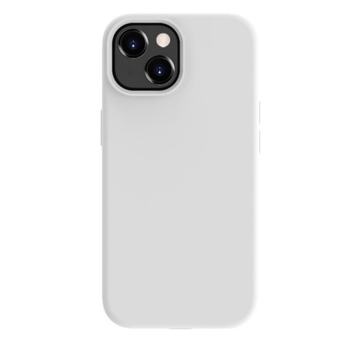 Evelatus Premium Mīksta pieskāriena silikona aizmugures maks-apvalks priekš iPhone 15 Plus Balta image 1