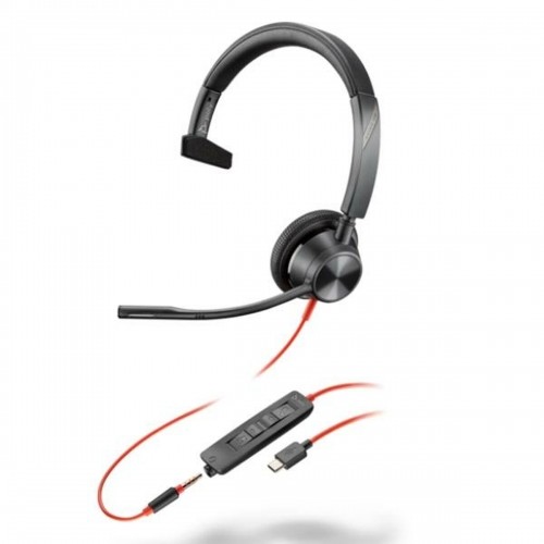Headphone with Microphone Poly Blackwire 3315 Black image 1