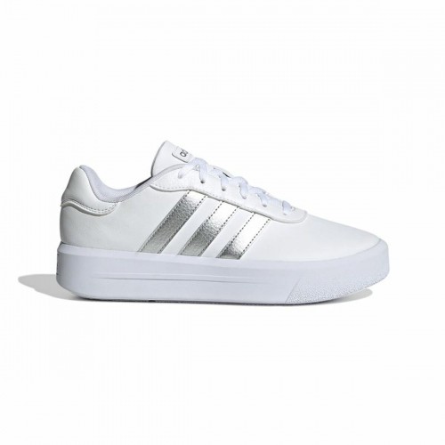 Women's casual trainers Adidas Court Platform White image 1
