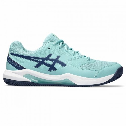 Adult's Padel Trainers Asics Gel-Dedicate 8 Turquoise Light Blue image 1