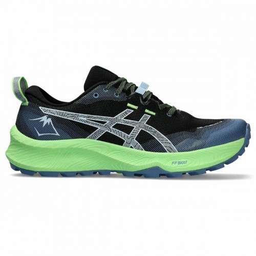 Skriešanas Apavi Pieaugušajiem Asics Gel-Trabuco 12 Melns Zaļš image 1