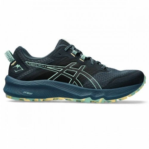 Running Shoes for Adults Asics Trabuco Terra 2 Black Navy Blue image 1