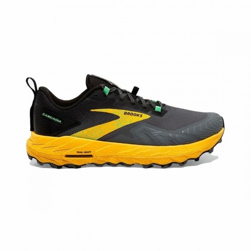 Running Shoes for Adults Brooks Cascadia 17 Yellow Black image 1