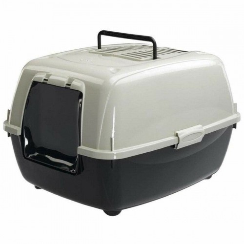 Cat Litter Box Ferplast Black Plastic image 1