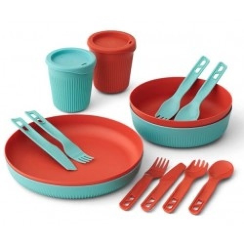 Sea To Summit Trauku komplekts PASSAGE Dinnerware Set, 14 pcs  Blue / Orange image 1