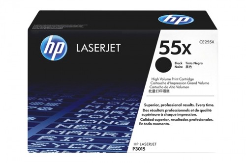 Original Toner Black HP LaserJet P3015 (55X CE255X) image 1