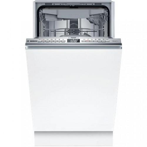 Bosch | Dishwasher | SPV4HMX10E | Built-in | Width 45 cm | Number of place settings 10 | Number of programs 6 | Energy efficiency class E | Display | AquaStop function | White image 1