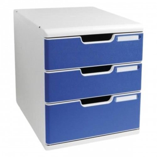 Organiser Exacompta Tablecloth 3 drawers Blue Grey image 1