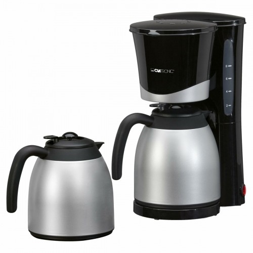 Superautomatic Coffee Maker Clatronic KA 3328 Black Steel image 1