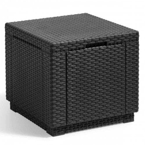 Side table Allibert by KETER Black polypropylene (42 x 42 x 39 cm) image 1