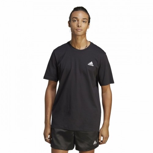 Футболка с коротким рукавом мужская Adidas XL Чёрный image 1