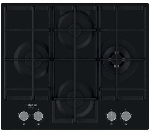 Hotpoint HAGS 62F/BK Black Built-in 59 cm Gas 4 zone(s) image 1