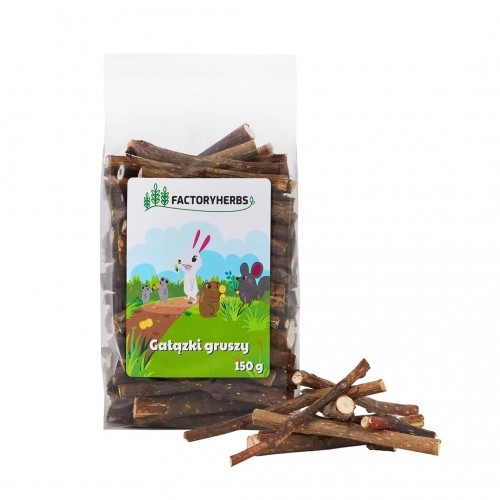 FACTORYHERBS Gałązki gruszy 150g królik i gryzoń image 1