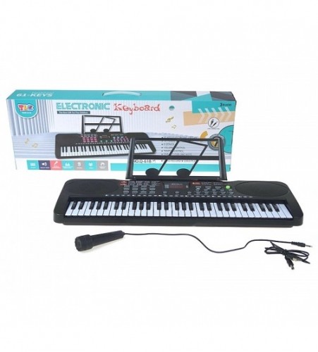 Adar Детский синтезатор 61 клавиши с микрофоном (USB) 58 cm 580947 image 1