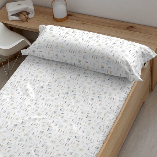 Fitted bottom sheet Kids&Cotton Italo Multicolour 90 x 200 cm image 1