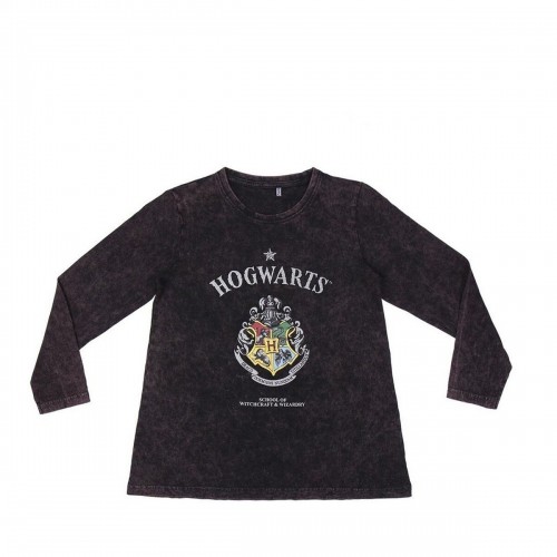 Bērnu Krekls ar Garām Piedurknēm Harry Potter Pelēks Tumši pelēks image 1
