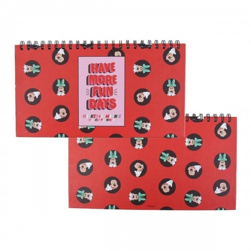 Weekly Planner Minnie Mouse Notepad Paper (35 x 16,7 x 1 cm) image 1