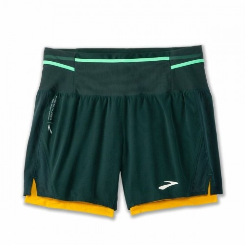 Спортивные мужские шорты Brooks High Point 5" 2-in-1 Зеленый image 1