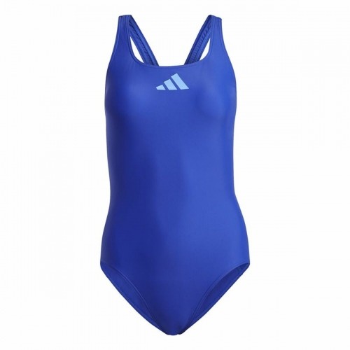Women’s Bathing Costume Adidas 3 bars Blue image 1