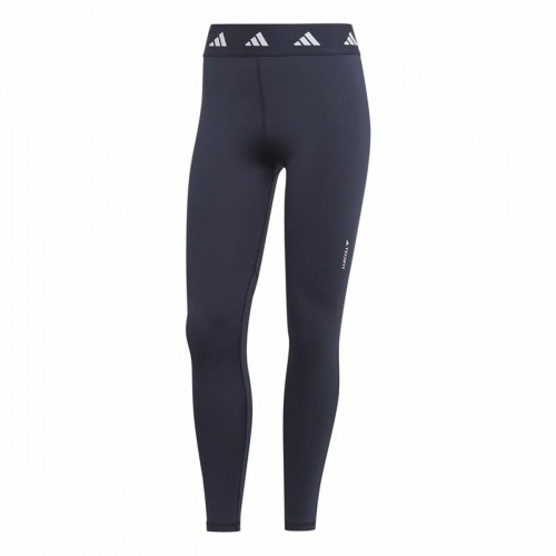 Sieviešu Sporta Zeķubikses Adidas Tech fit 7/8 Melns Tumši Zils image 1