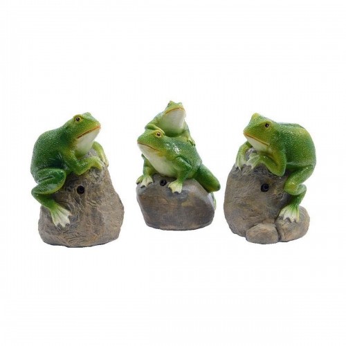 Decorative Figure Decoris with sound 8 x 7,4 x 11,5 cm Green Frog image 1