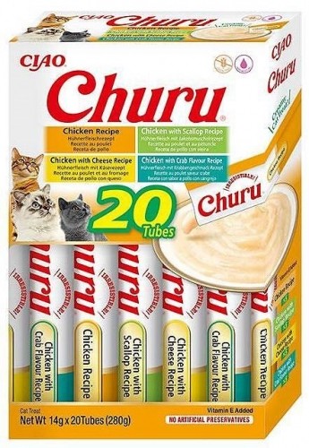 INABA Churu Variety box Chicken - cat treats - 20 x 14g image 1