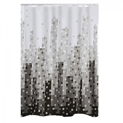 Dušas aizkars Skyline 180x200cm,tekstils image 1