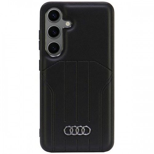 Audi Synthetic Leather MagSafe S24 S921 czarny|black hardcase AU-TPUPCMS24-Q5|D1-BK image 1