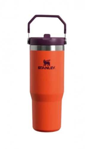 Stanley Termopudele ar salminu The IceFlow Flip Straw Tumbler 0 89L oranza 2809993314 image 1