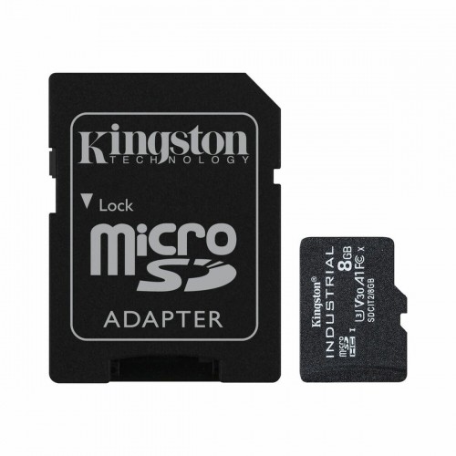 Micro SD Memory Card with Adaptor Kingston SDCIT2/8GB 8GB image 1