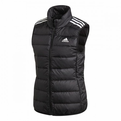 Women's Sports Jacket Adidas Ess Down White Black Vest image 1