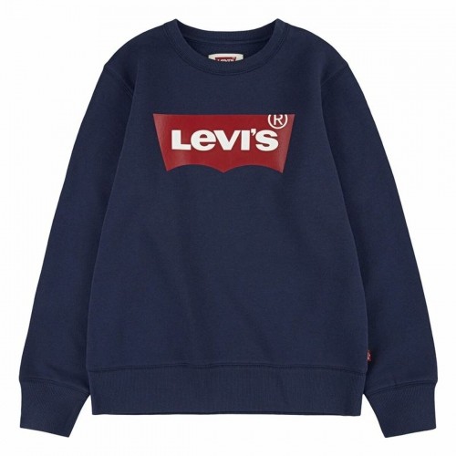 Children’s Sweatshirt Levi's Batwing White Dark blue image 1