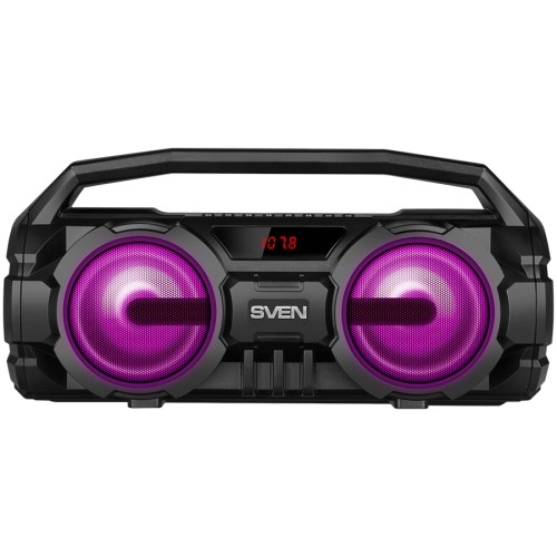 SVEN PS-415, black, Bluetooth, LED display, USB, Karaoke function. image 1