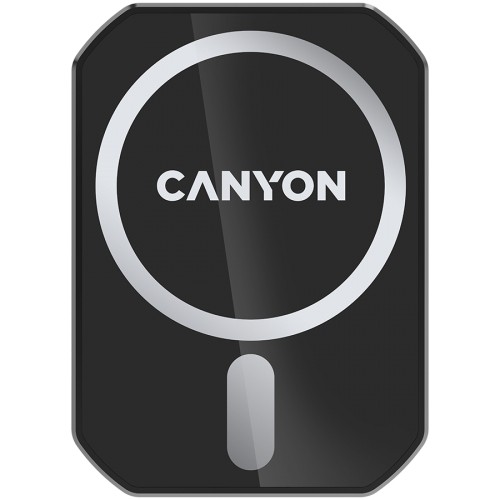 CANYON car charger CM-15 15W Wireless Magnetic for iPhone 12/13 Black image 1