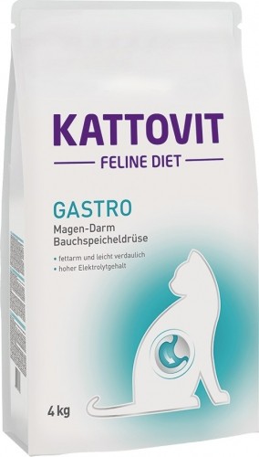 Kattovit Gastro 4kg cats dry food Adult Vegetable image 1