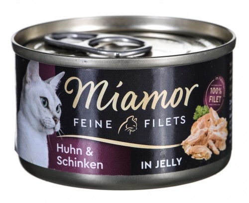 Miamor cats moist food Chicken with ham and rice 100 g image 1