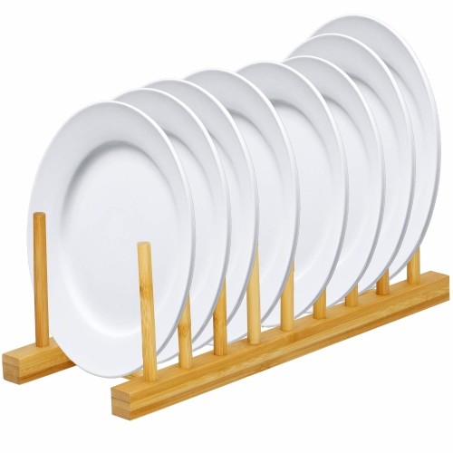 Бамбуковая подставка для тарелок Springos KI0154 image 1
