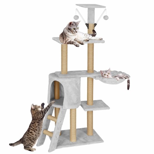 Многоуровневый домик для кошек Springos PA1042 136 см image 1