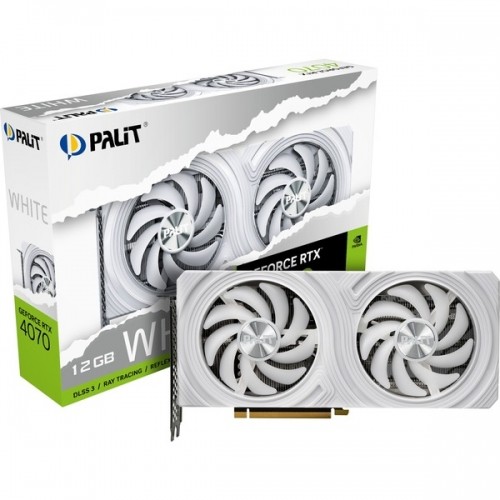 Palit GeForce RTX 4070 White, Grafikkarte image 1