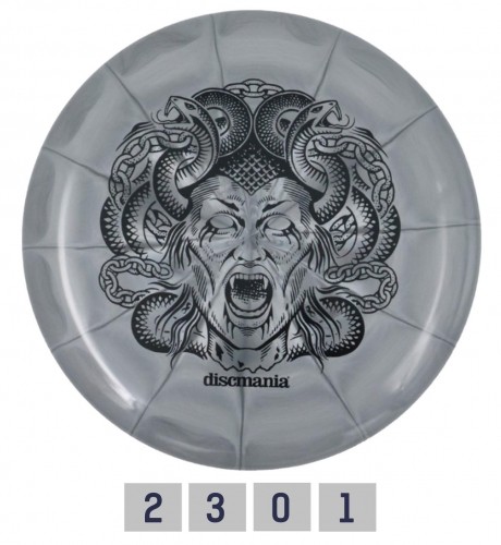 Discgolf DISCMANIA Putter Limited Edition Lux Vapor Link MEDUSA Grey 2/3/0/1 image 1