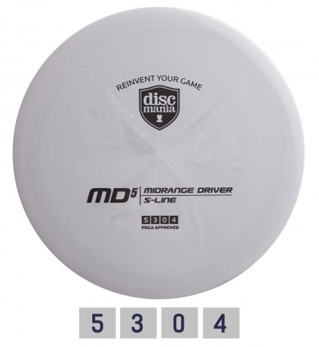 Discgolf DISCMANIA Midrange Driver S-LINE MD5 light grey 5/3/0/4 image 1