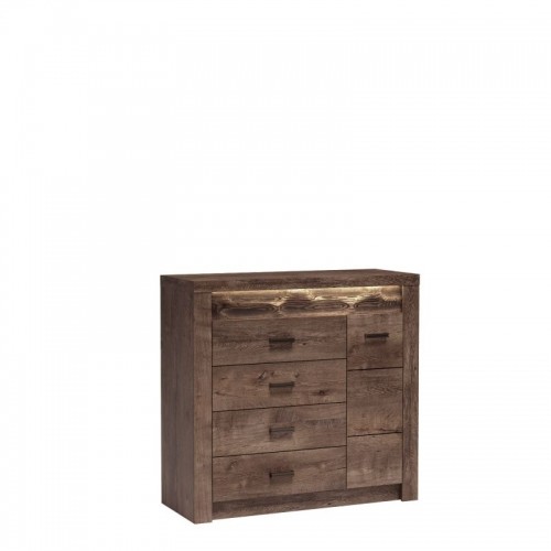 Halmar INDIANAPOLIS chest of drawers I17 dark ash tree image 1