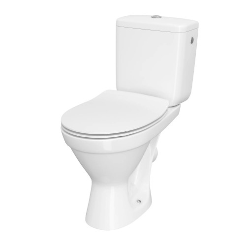 Cersanit WC pods SimpleOn ar duroplast SC Slim vāku image 1