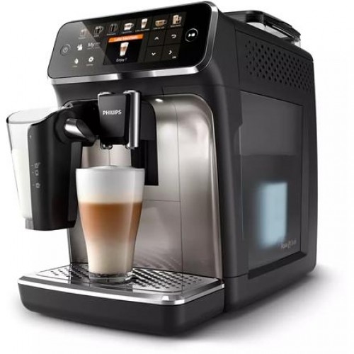 Philips | Series 5400 Coffee Maker | EP5447/90 | Pump pressure 15 bar | Built-in milk frother | Fully Automatic | 1500 W | Black image 1