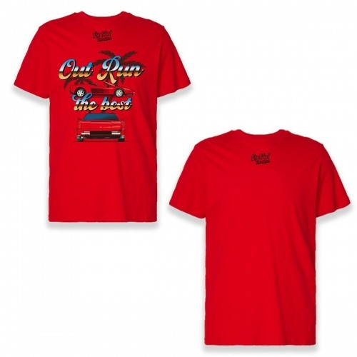 Men’s Short Sleeve T-Shirt RADIKAL OUT RUN Red XXL image 1