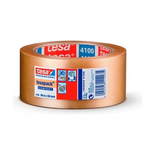 Adhesive Tape TESA 50 mm x 66 m Transparent PVC image 1