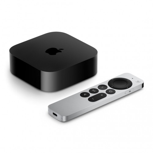 Apple TV 4K Black, Silver 4K Ultra HD 128 GB Wi-Fi Ethernet LAN image 1