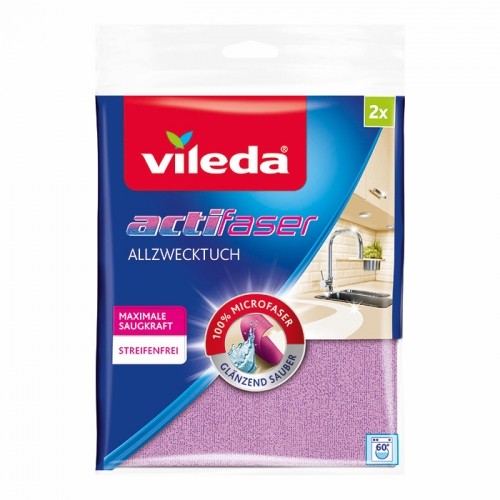 Lupatiņas Vileda Actifibre mikrošķiedru 2gab. image 1